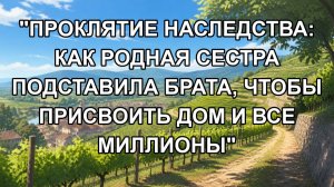 «Проклятие наследства: как родная сестра подставила брата, чтобы присвоить дом и все миллионы»