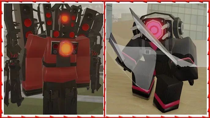 Roblox - SPEAKER MAN And Speaker Woman Team In Strange Bathtub War