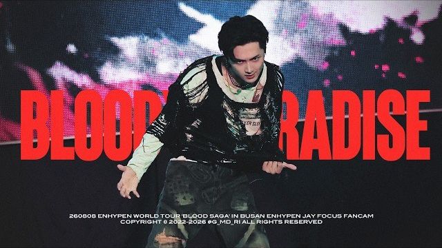 260808 'Bloody Paradise' ENHYPEN WORLD TOUR 'BLOOD SAGA' IN BUSAN | 엔하이픈 제이 직캠 Jay FanCam