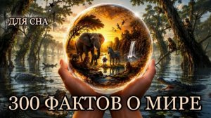 ЛЕКЦИИ ДЛЯ СНА😴 300 Невероятных фактов о Земле, Космосе, и человеке.