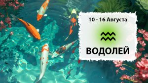 ВОДОЛЕЙ ♒ 10 - 16 Августа 2026 | Расклад таро на неделю для знака Зодиака Водолей