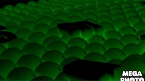 Samsung logo balls effects 4x vs 8x in Green Major