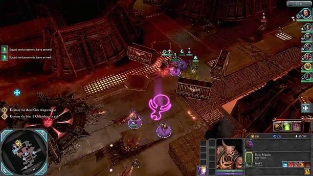 WH40K DoW2 Retribution Прохождение кампании за Космодесант Хаоса Часть 10. Access Point Primus