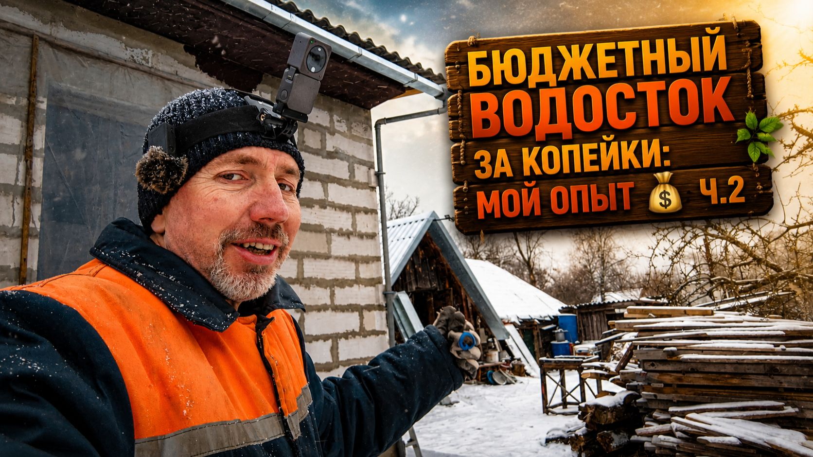 Бюджетный водосток за копейки: мой опыт 💰 ч.2
