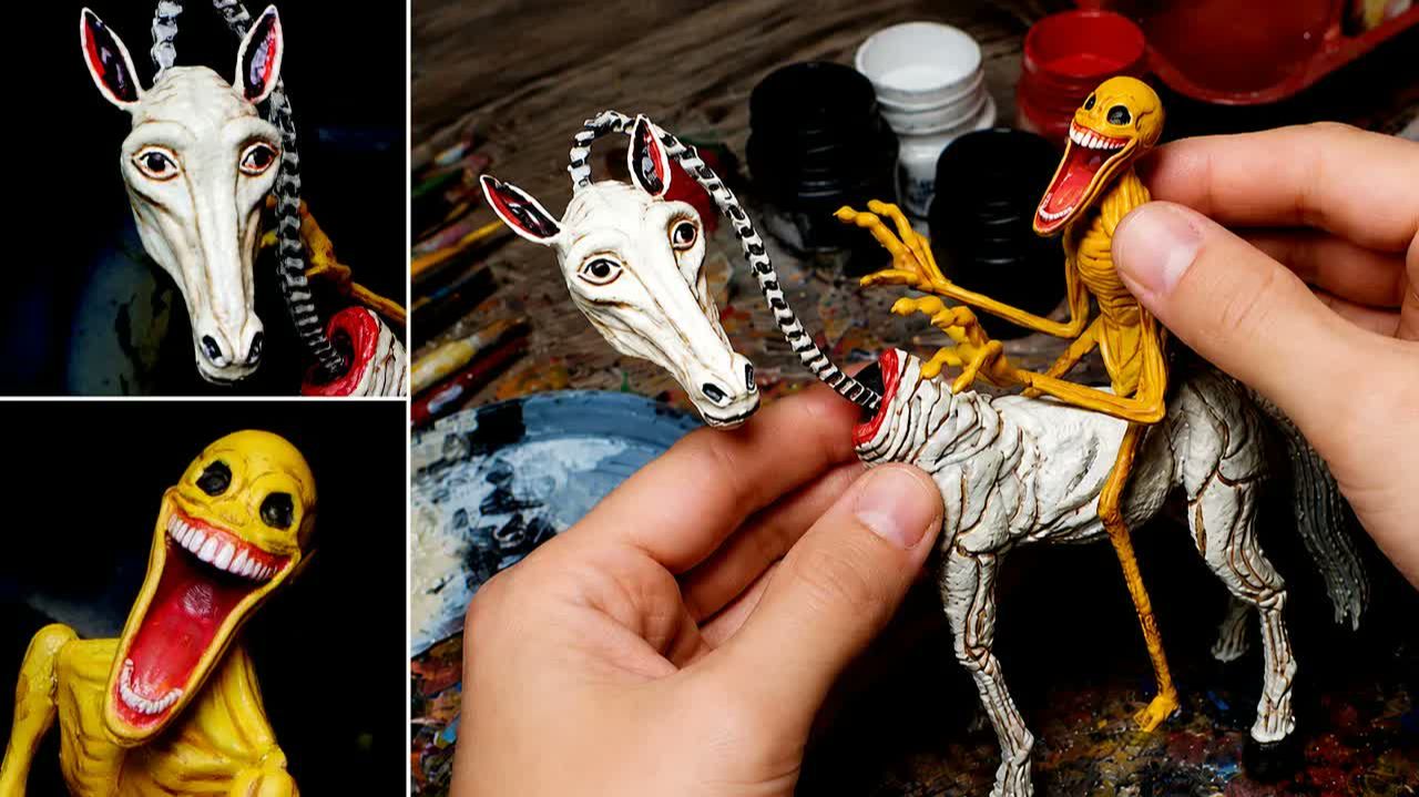 Майнкрафт ВЕРИТИ — всадница длинной лошади! Скульптура и таймлапс 🎨🐎