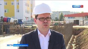 В Слободском продолжается строительство нового плавательного бассейна