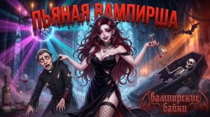 ПЬЯНАЯ ВАМПИРША. Вампирские байки [𝐍𝐀𝐈𝐓𝐌𝐎𝐑]