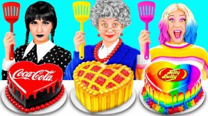 Кулинарный Челлендж# Уэнсдей Против Бабушки # Простые Кулинарные Рецепты от Fun Fun Challenge