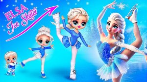 Эльза стала Фигуристкой! Новые лайфхаки для кукол ЛОЛ ОМГ