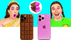 Челлендж. Шоколадная Еда vs Настоящая Еда # Кулинарная Битва с Едой от Fun Fun Challenge