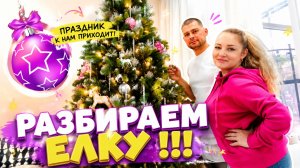 Мой новый образ! Разбираем елку !