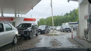 Едем домой из Перми. Бензин на исходе...
