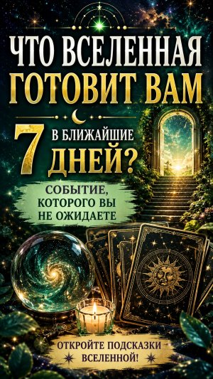 Что вселенная готовит вам на ближайшие 7 дней