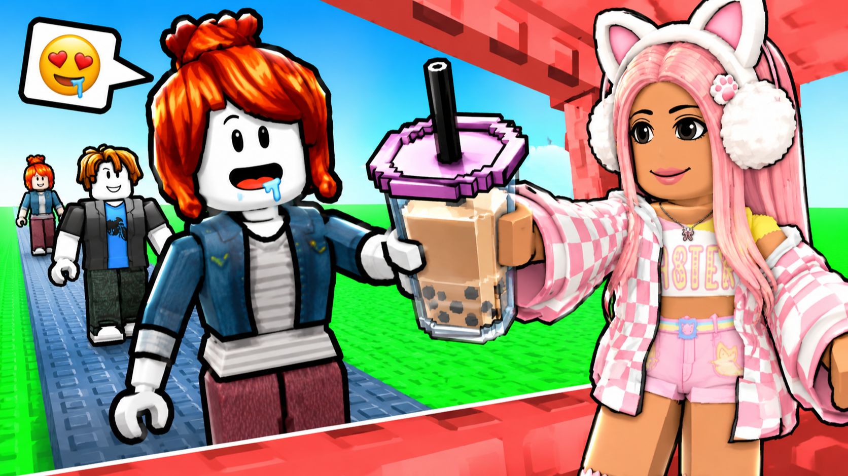 ГОТОВЛЮ НАПИТКИ В РОБЛОКС! ХОШИЙ БАБЛ ТИ ПРОТИВ СМУЗИ! ROBLOX