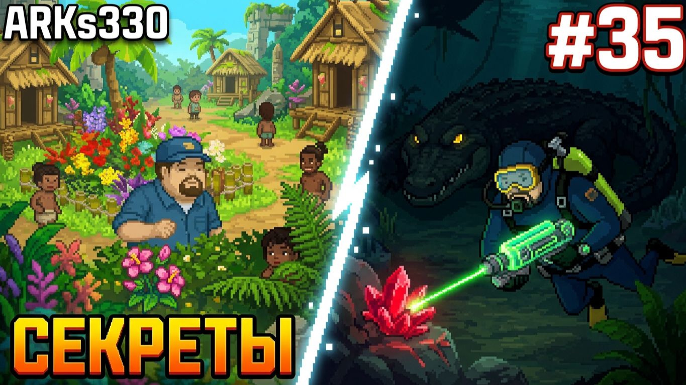 DAVE THE DIVER - DLC - In The Jungle #35 Прятки, фигурки и древние секреты!