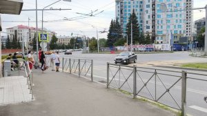 Трафик на площади Ершова