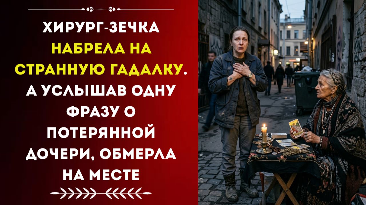 ХИРУРГ-ЗЕЧКА набрела на странную ГАДАЛКУ. Истории из жизни. Аудиорассказ.
