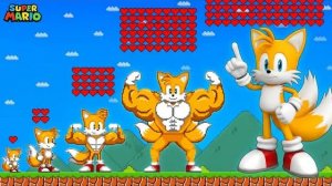 SUPER MARIO BROS., НО С КАЖДЫМ СЕРДЕЧКОМ ТЕЙЛС СТАНОВИТСЯ ВСЁ РЕАЛИСТИЧНЕЕ! ❤️😱