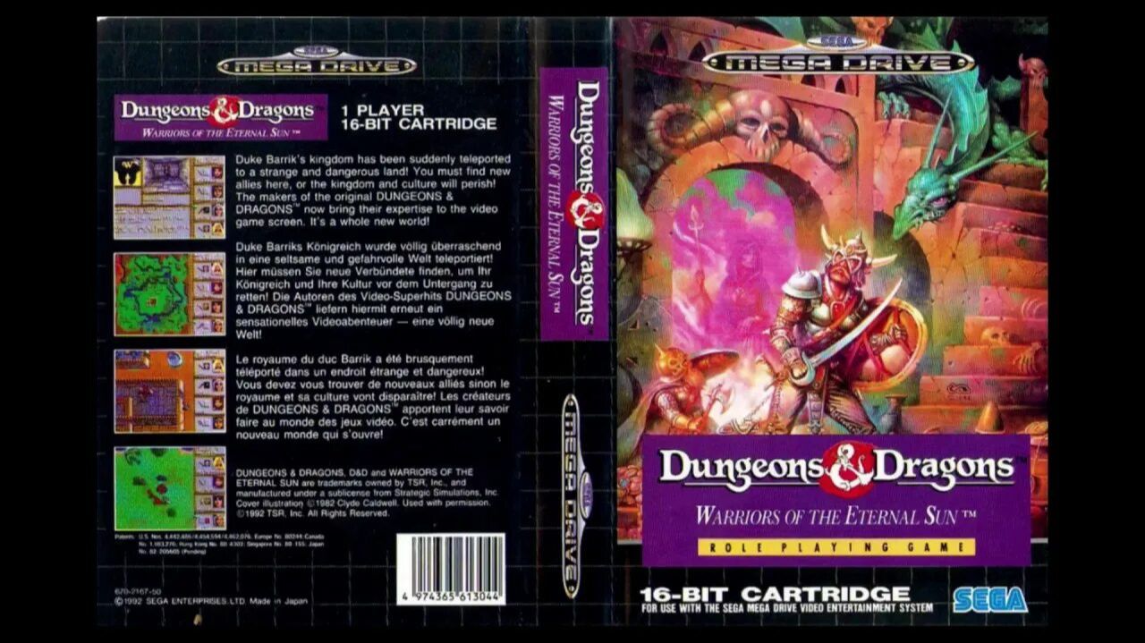 DD Warriors Of The Eternal Sun Часть 1 (Genesis)