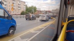 Поездка на автобусе Лиаз-6213.65 по маршруту м7