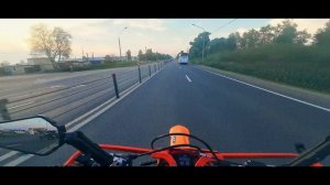 небольшой прохват по городу на Regulmoto Holeshot