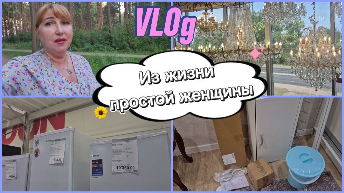 Влог/ Вечерняя прогулка к сестре/ Присматриваюсь к люстрам и бытовой технике / Покупки для родителей