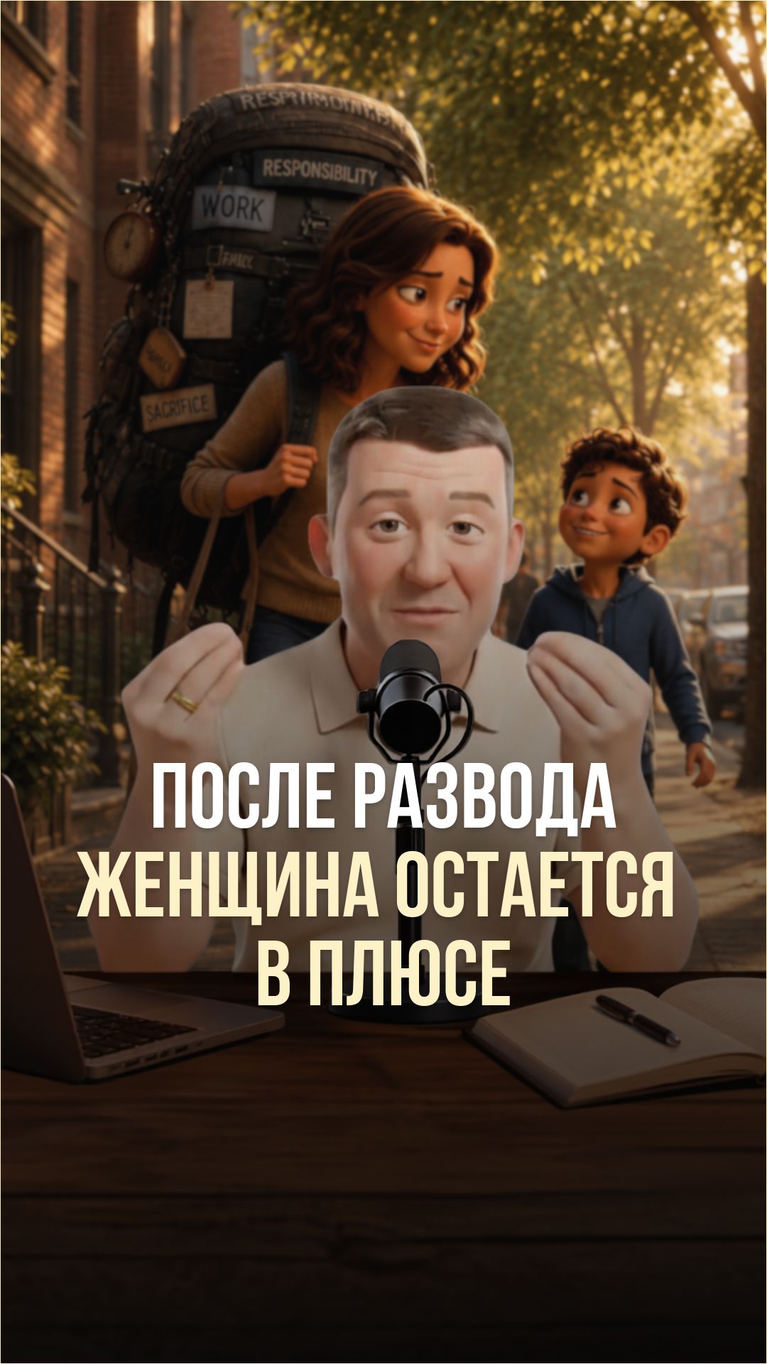 ПОСЛЕ РАЗВОДА ЖЕНЩИНА ОСТАЕТСЯ В ПЛЮСЕ
