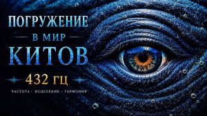 Погружение в мир китов | Звуки океана, пение китов и частота 432 Гц | 3 часа