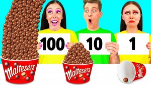 100 Слоев Еды Челлендж # Смешные Кухонные Войны от KiKi Challenge