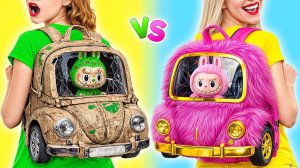 Строим Удивительный Кукольный Домик для Лабубу _ Дорогой vs Дешевый Война Пранков