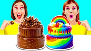 Укрась Торт Челлендж # Сумасшедшие Кулинарные Идеи от PaRaRa Challenge