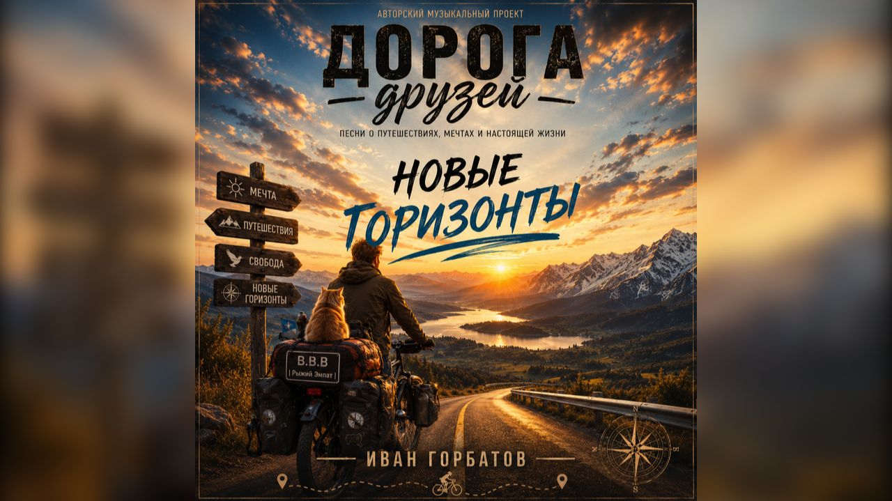 Новые горизонты | Авторская песня о дороге, мечте и путешествии по России