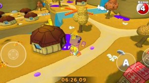 Собираю все монеты в Хардкорном Черепахограде в Super bear adventure часть 2