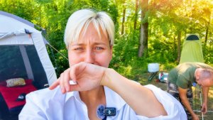 Купил ТАНЮШЕ фидер, а она ПЛАЧЕТ! Заряжены на ТРОФЕЙ! Рыбалка и отдых с ночёвкой!