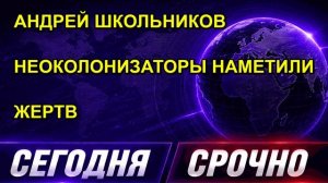 АНДРЕЙ ШКОЛЬНИКОВ НЕОКОЛОНИЗАТОРЫ НАМЕТИЛИ ЖЕРТВ