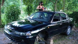 Женщина Спасает Затопленный Автомобиль И Восстанавливает Его В Новое Состояние
