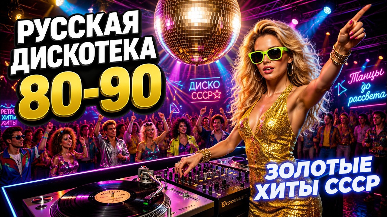 Супер дискотэка 90 х Самые Лучшие Песни хиты Дискотек 90хМузыка нашей молодости: 80‑е и 90‑е»