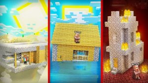 ПОЧЕМУ НАША ДЕРЕВНЯ НАХОДИТСЯ В РАЗНЫХ ЧАСТЯХ МИРА В МАЙНКРАФТ Компот Minecraft