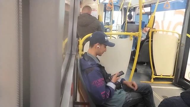 Поездка На На Электробусе №М5 (Метро Достоевская–Стадион Лужники) Москва 28.08.2025