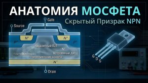 Почему горят силовые ключи? Физика MOSFET и скрытые параметры кристалла (новая версия)  #транзистор