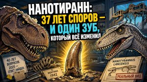 Нанотиранн: динозавр, которого наука отрицала 37 лет
