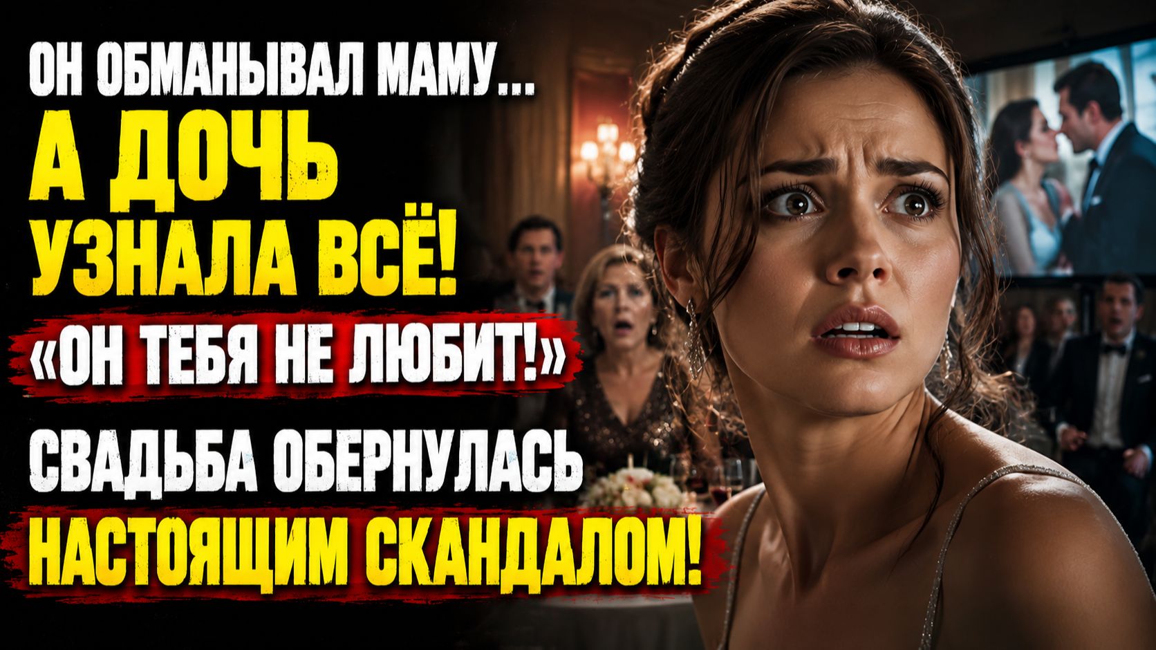 Истории из жизни | Дочь раскрыла измену жениха матери прямо на свадьбе | Аудио рассказы