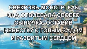 Свекровь-монстр: Как она отвоевала своего сыночка, оставив невестку с голым задом и разбитым сердц