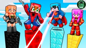 БИТВА БАШЕН СУПЕРГЕРОЕВ в #Minecraft