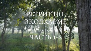 Ретрит по ЭкоДхарме - 1-3