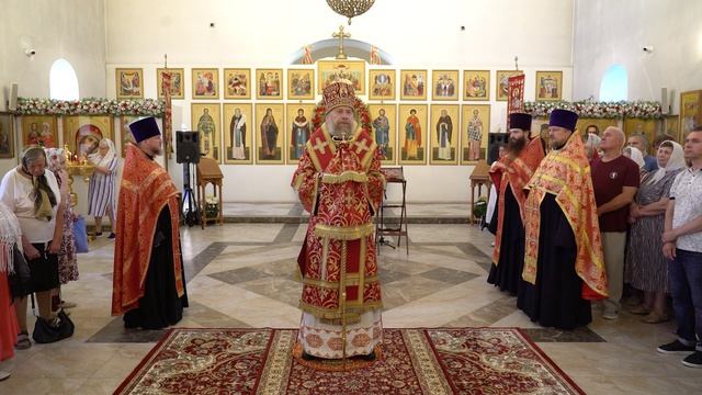 Проповедь митрополита Леонтия в храме во имя великомученика и целителя Пантелеимона