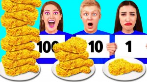100 Слоев Еды Челлендж # Вкусные Рецепты с Едой от Fun Fun Challenge