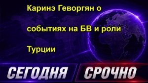 Каринэ Геворгян о событиях на БВ и роли Турции
