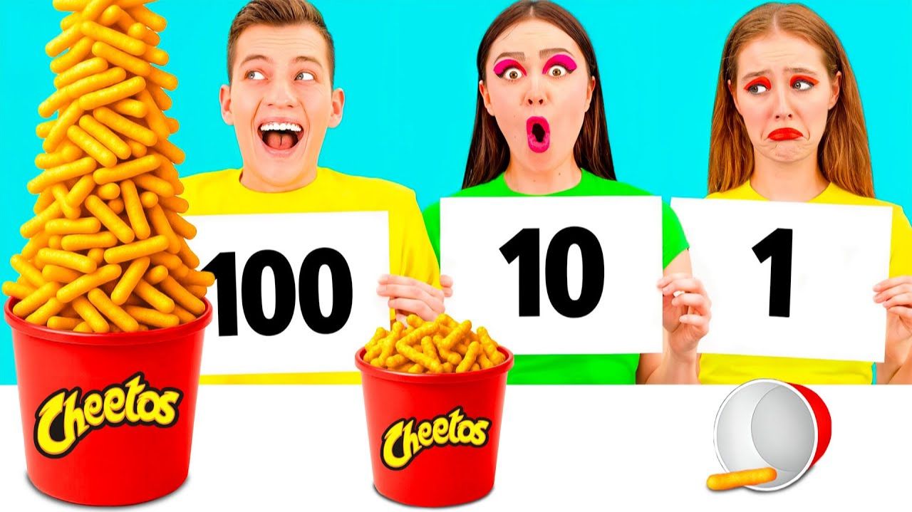 100 Слоев Еды Челлендж # Смешные Кухонные Войны от TeenTeam Challenge