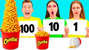 100 Слоев Еды Челлендж # Смешные Кухонные Войны от TeenTeam Challenge
